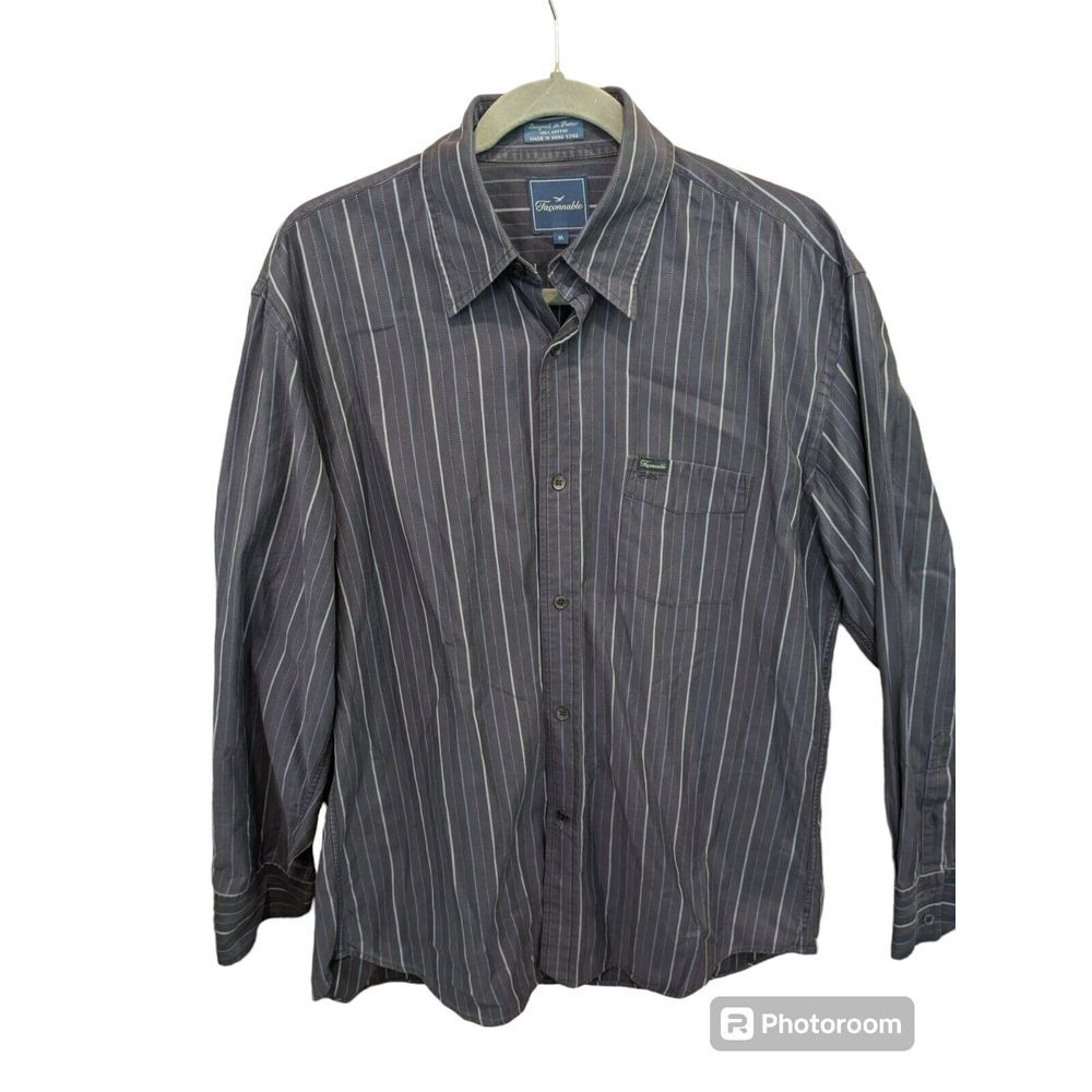 Faconnable Shirt Mens  Long  Sleeve Button Down Cotton‎ Medium
